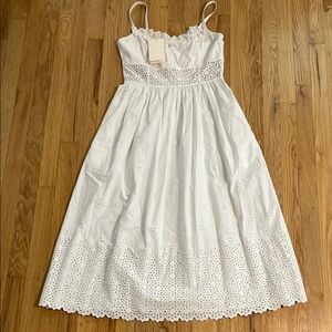 NWT Ulla Johnson Cowrie Celestia Midi Dress Sz 4